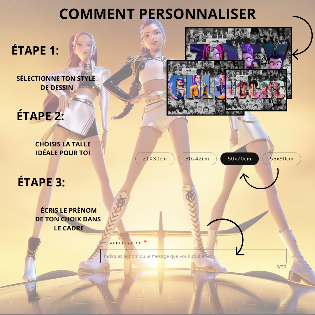 Dessin Personalissé Guerrières