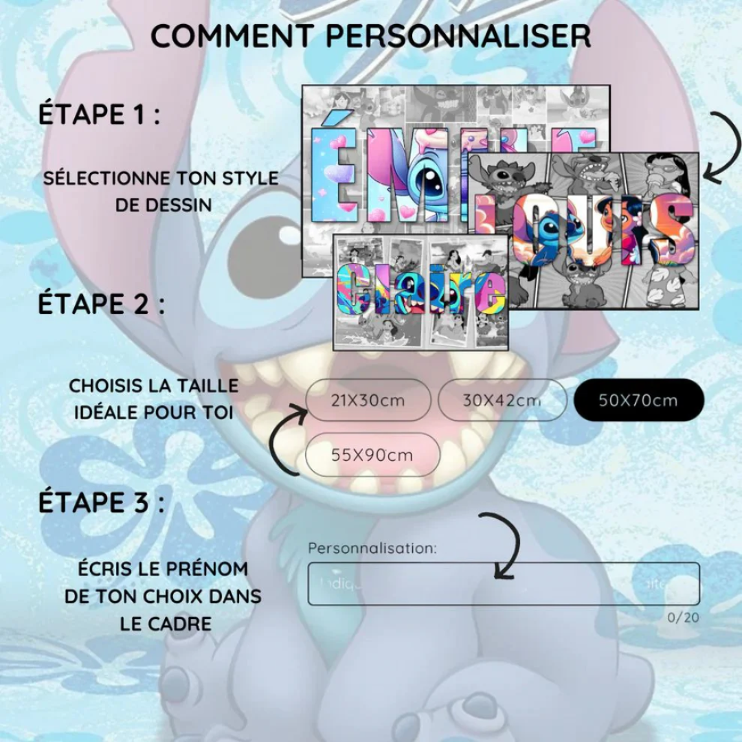 Dessin Personalissé Ohana